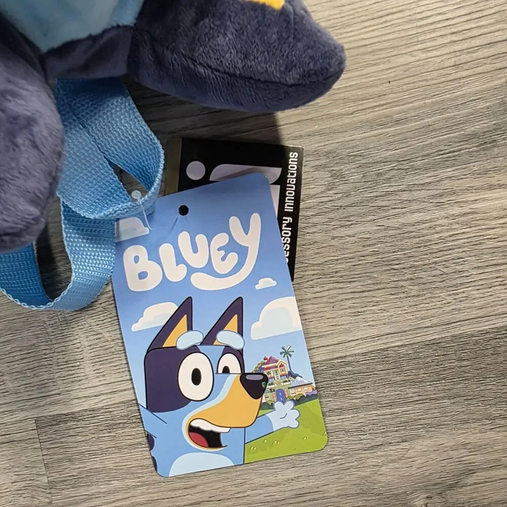 Bluey Plush Backpack & Metal Lunch Box Set | New with Tags | Great Gift!